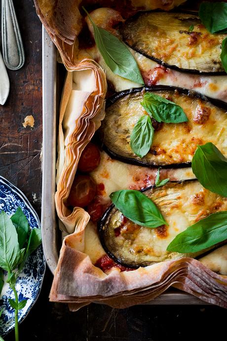 PASTEL DE BERENJENAS A LA PARMIGIANA PASTEL DE BERENJENAS A LA PARMIGIANA