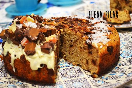 Pastel de coco y chocolate (sin azúcar ni edulcorante) + Receta de compota de manzana sin azúcar Pastel de coco y chocolate (sin azúcar ni edulcorante) + Receta de compota de manzana sin azúcar