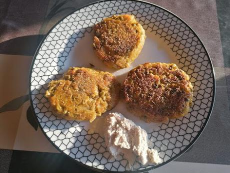 Hamburguesas Veganas de guisantes y zanahorias