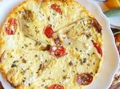 Pastel berenjena blanca queso