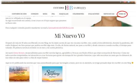 En este apartado voy contando cosas sobre mí para que me conozcáis un poquito. De vuelta y con algunas novedades