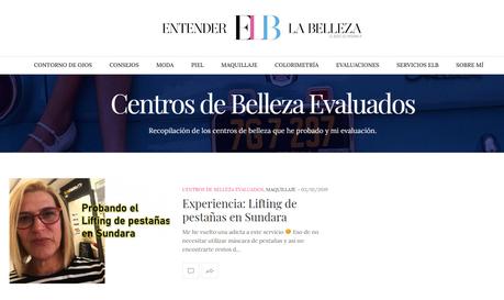 Centros de Belleza Evaluados, aquí encontrarás mi experiencia en los centros que he visitado. De vuelta y con algunas novedades