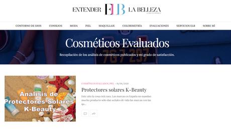 Aquí encontrarás los posts con la evaluación de los cosméticos utilizados. De vuelta y con algunas novedades