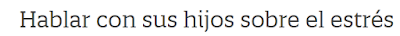 HABLANDO CON LOS HIJOS