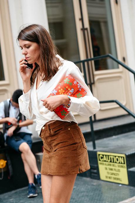 Falda Roja Lunares Zara