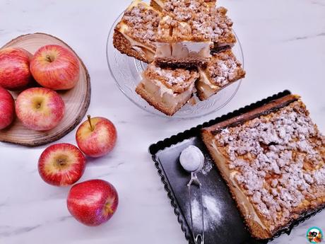 Tarta de manzanas con struesel