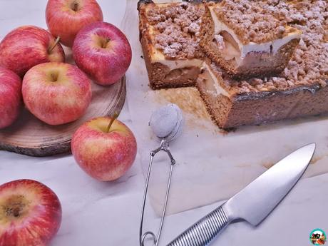 Tarta de manzanas con struesel