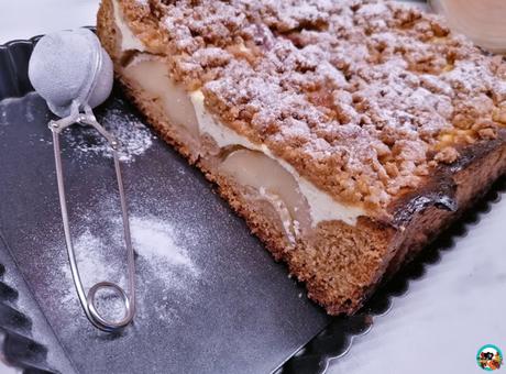 Tarta de manzanas con struesel