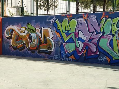 Graffitis  Zona huerta Mayor