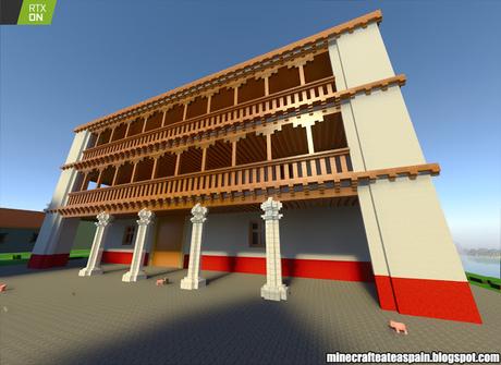 Minecrafteate en RTX, Nº5: Réplica Minecraft de la Posada de los Portales, Tomelloso, Ciudad Real, España. Minecrafteate en RTX, Nº5: Réplica Minecraft de la Posada de los Portales, Tomelloso, Ciudad Real, España.