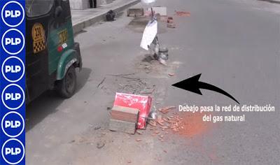 HUNDIMIENTO DE PISTA CAUSA PREOCUPACIÓN EN VECINOS DE 9 DICIEMBRE...