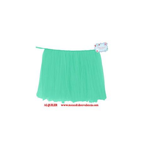 Falda De Tul Verde