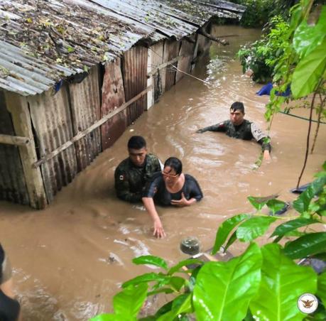 Desbordamiento de Río Moctezuma deja damnificados en la Huasteca