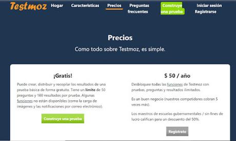 Herramientas Multiplataforma para la creación y corrección de Test o evaluaciones Herramientas Multiplataforma para la creación y corrección de Test o evaluaciones