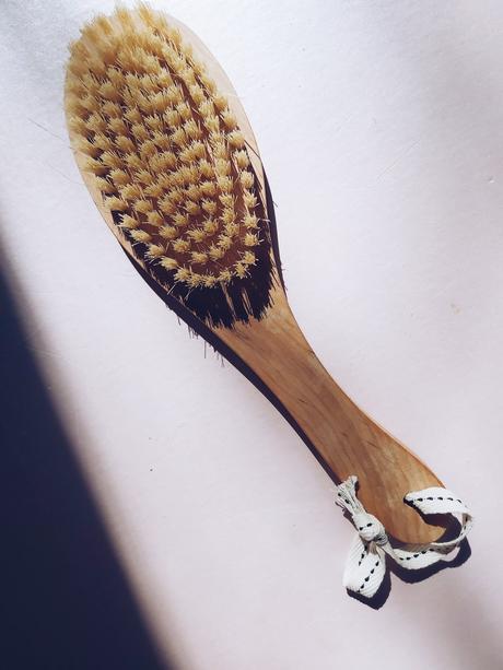 Cepillado en seco, exfoliación y bienestar.