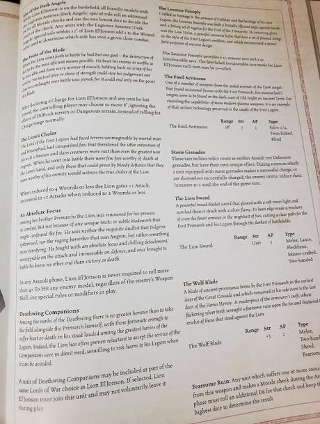 Una muestra de los contenidos de Crusade.