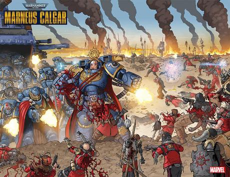 Algunas imagenes mas del cómic de Marneus Calgar (Marvel)