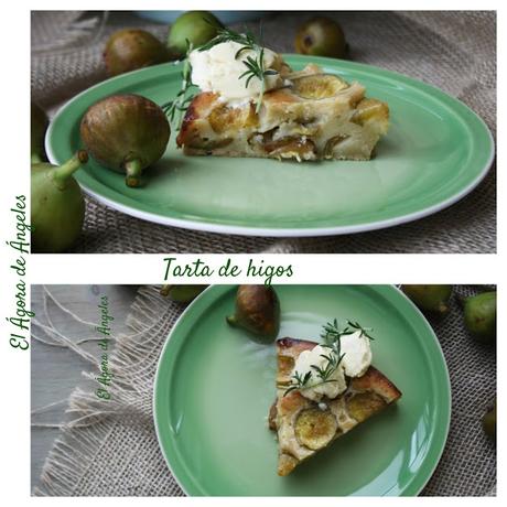 Tarta de higos  El Ágora de Ángeles