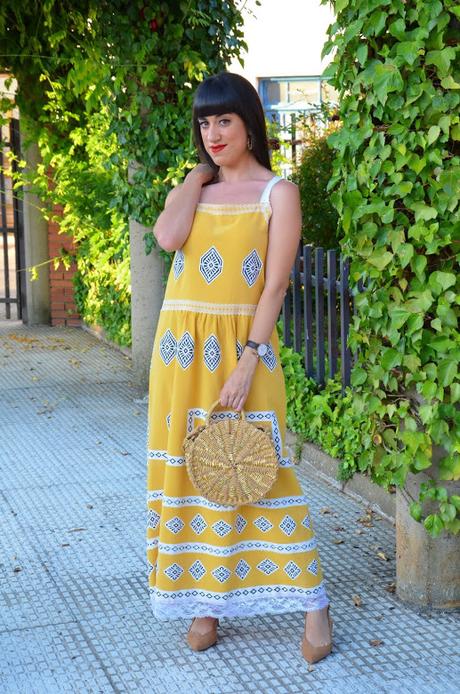 Maxi vestido bohemio