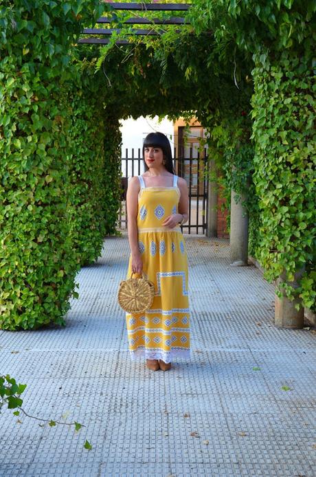 Maxi vestido bohemio