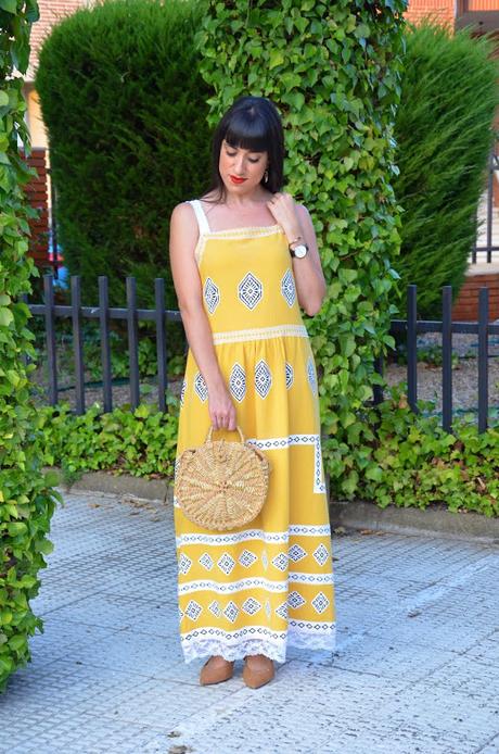 Maxi vestido bohemio