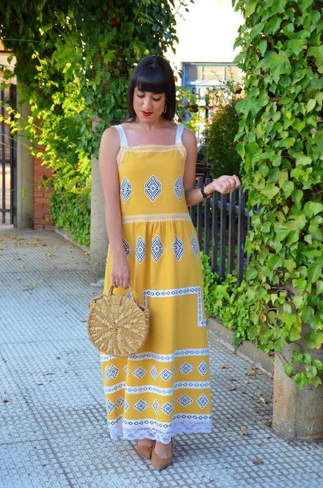 Maxi vestido bohemio