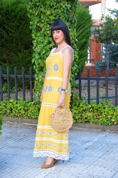 Maxi vestido bohemio