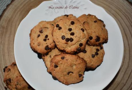 Cookies de avena y chocolate