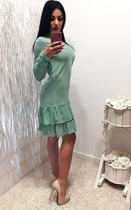 Vestidos Con Falda De Volantes