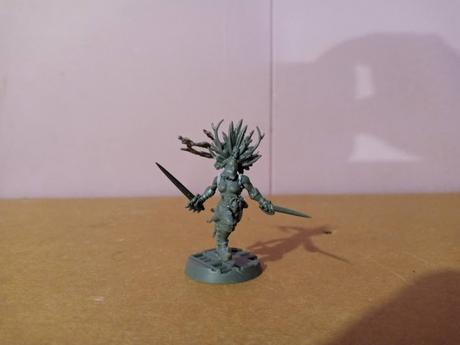 Wyld Runner y Death Maidens de las Escher, montadas