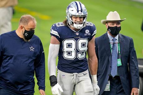 Blake Jarwin se perderá la temporada por ruptura del ACL Blake Jarwin se perderá la temporada por ruptura del ACL