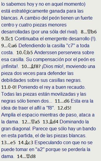 4 a 1 definitivo para Anderssen contra Staunton en el Torneo Internacional de Londres de 1851