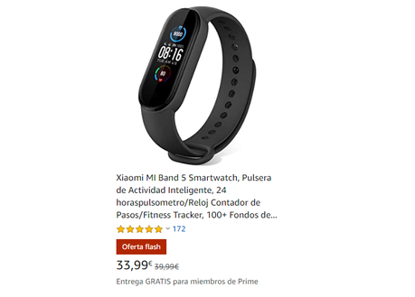 Aprovecha la oferta flash de la Xiaomi Mi Band 5 en Amazon Aprovecha la oferta flash de la Xiaomi Mi Band 5 en Amazon
