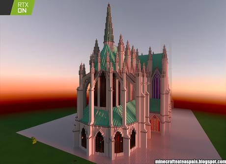 Minecrafteate en RTX, Nº13: Gotic Resurection Cathedral, por Alberto Santamarina Saez