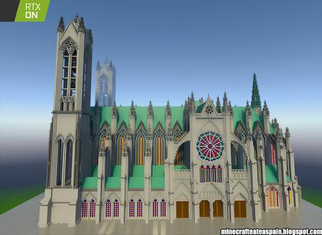 Minecrafteate en RTX, Nº13: Gotic Resurection Cathedral, por Alberto Santamarina Saez