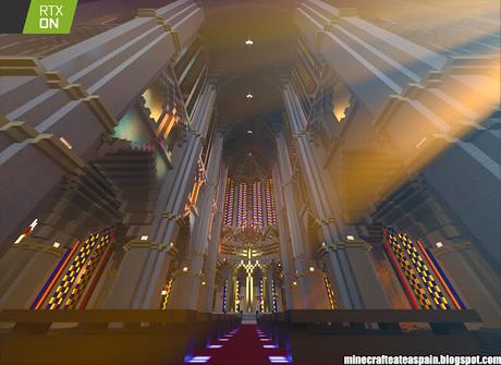 Minecrafteate en RTX, Nº13: Gotic Resurection Cathedral, por Alberto Santamarina Saez