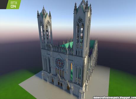 Minecrafteate en RTX, Nº13: Gotic Resurection Cathedral, por Alberto Santamarina Saez