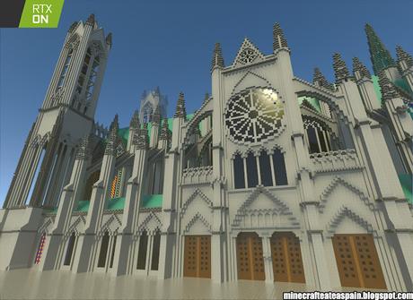 Minecrafteate en RTX, Nº13: Gotic Resurection Cathedral, por Alberto Santamarina Saez
