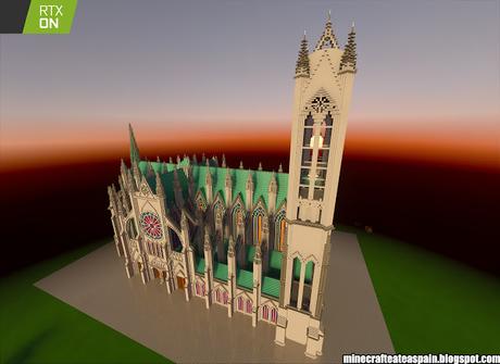 Minecrafteate en RTX, Nº13: Gotic Resurection Cathedral, por Alberto Santamarina Saez