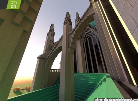 Minecrafteate en RTX, Nº13: Gotic Resurection Cathedral, por Alberto Santamarina Saez