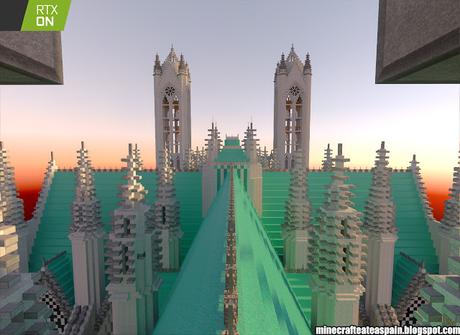 Minecrafteate en RTX, Nº13: Gotic Resurection Cathedral, por Alberto Santamarina Saez