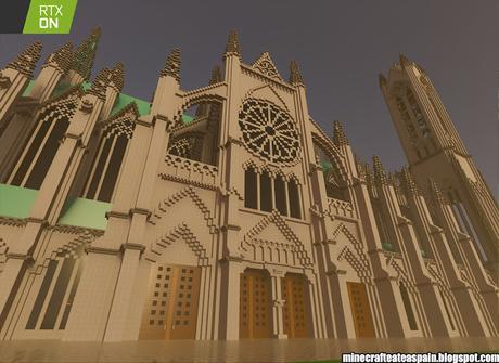 Minecrafteate en RTX, Nº13: Gotic Resurection Cathedral, por Alberto Santamarina Saez