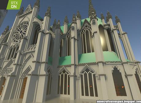 Minecrafteate en RTX, Nº13: Gotic Resurection Cathedral, por Alberto Santamarina Saez