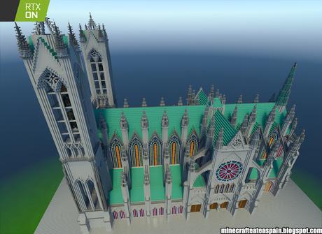 Minecrafteate en RTX, Nº13: Gotic Resurection Cathedral, por Alberto Santamarina Saez
