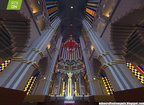 Minecrafteate en RTX, Nº13: Gotic Resurection Cathedral, por Alberto Santamarina Saez