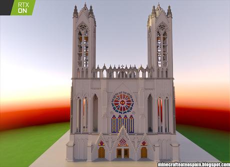 Minecrafteate en RTX, Nº13: Gotic Resurection Cathedral, por Alberto Santamarina Saez
