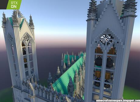 Minecrafteate en RTX, Nº13: Gotic Resurection Cathedral, por Alberto Santamarina Saez