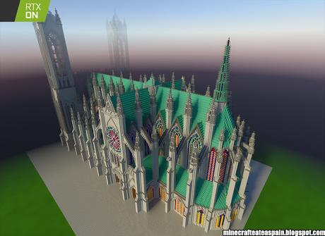 Minecrafteate en RTX, Nº13: Gotic Resurection Cathedral, por Alberto Santamarina Saez