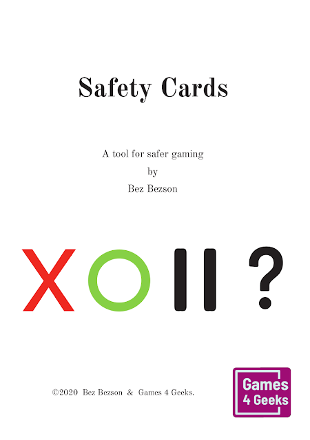 Safety Cards, de Games 4 Geeks