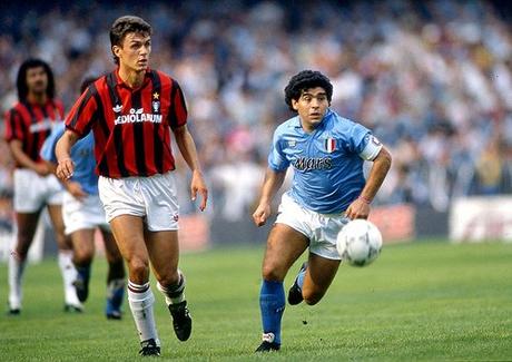 Paolo Maldini jugó contra Maradona a finales de los 80´s